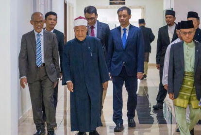 Mufti Kerajaan Menerima Kunjungan Hormat Daripada Tuan Masagos Zulkifli Bin Masagos Mohamad